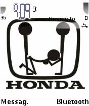 Honda New Style Logo Mobile Theme