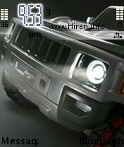 Hummer H2 Black Mobile Theme