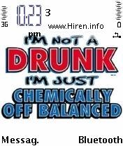 Im Not Drunk Chemically off Balanced