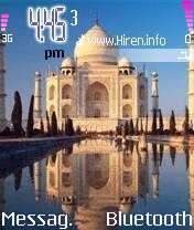 India Taj Mahal Mobile Theme S60