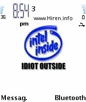 Intel Idiot Outside Theme