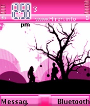 Internal Love Superb Pink Mobile Theme