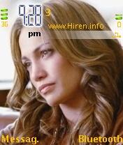 Jennifer Lopez Mobile Theme