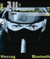 Kakashi Black Cell Phone Theme