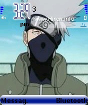 Kakashi Blue S60 Phone Theme