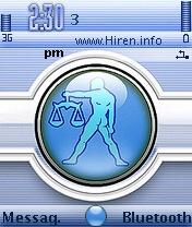 Libra Star Sign Mobile Theme