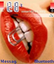 Lips Sexy Mobile Theme