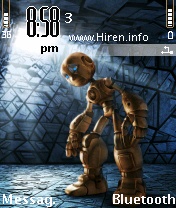 Lonely Robot Mobile Theme