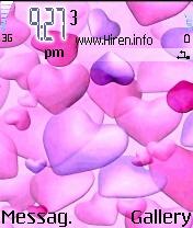 Love Hearts Pink Theme