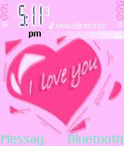 Lovely I Love You Animated Heartbeat