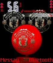 Manutd Theme Black Red Animated