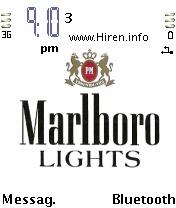 Marlboro Lights Cigarette Mobile Theme