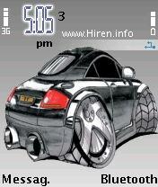 Metal Audi Tt Silver Car Gray Theme