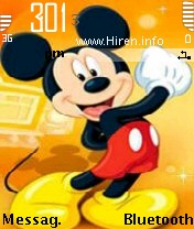 Mickey Realy Cute and Sweet Mouse Yellow Theme