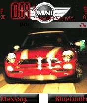 Mini Cooper Red Super Fine Car Theme