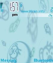 Monki Si Monki Skyblue Mobile Theme