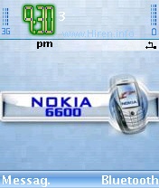 Mytheme Nokia 6600 Light Blue Theme