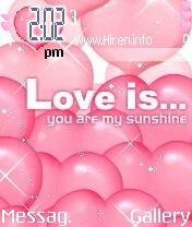 Na31 Love is Love You Are My Sunshine Pink Theme