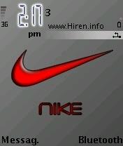 Nike Red and Dark Theme