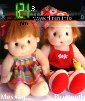 Omid Aroosak Two Dolls Mobile Theme