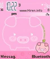 Piggy Pink Cute Pig Theme