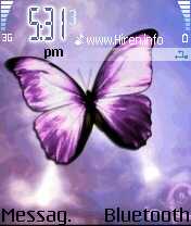 Pink Butterfly Theme