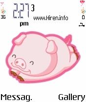 Pink Cute Pig Theme