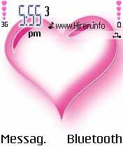 Pink Love Heart Love S60 Theme