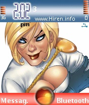 Power Girl S60 Mobile Theme