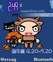 Pucca Taurus Mobile Theme