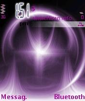 Purple Abstract Cool Nokia Theme