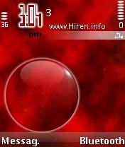 Red 3D Ball Nokia Theme