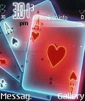 Red Heart in Playing Card Excellent Theme