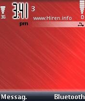 Ruby Red and Black Simple Theme