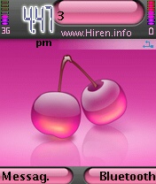 S60 Cherry Cool Pink Theme