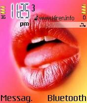 Sexy Lovely Lips S60 Phone Theme