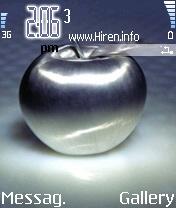 Silver Apple Black Gray Cool Theme