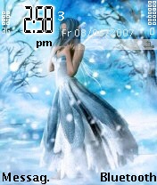 Snow Fairy Blue Theme