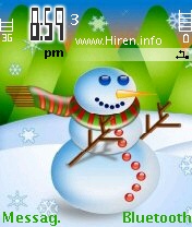 snowman s60 phone theme