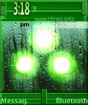 Splinter Cell Phone Green 3D Theme