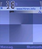 Squares Blue Mobile Theme