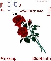 Stem Rose Red Romantic Theme