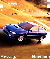 Subaru Impreza Nice Blue Car Theme