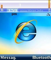 Taposh Internet Explore 7 Mobile Theme
