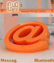 The Best Orange at Mobile Theme