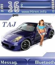 Tuned Nissan Babes Front of Car