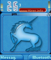 Unicorn Sign Mobile Theme