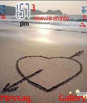 Valentine Love Sand Sea Front