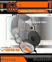 Vibes Excellent Black Orange Theme