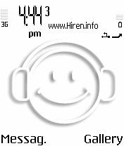 White Headphone Smily Theme